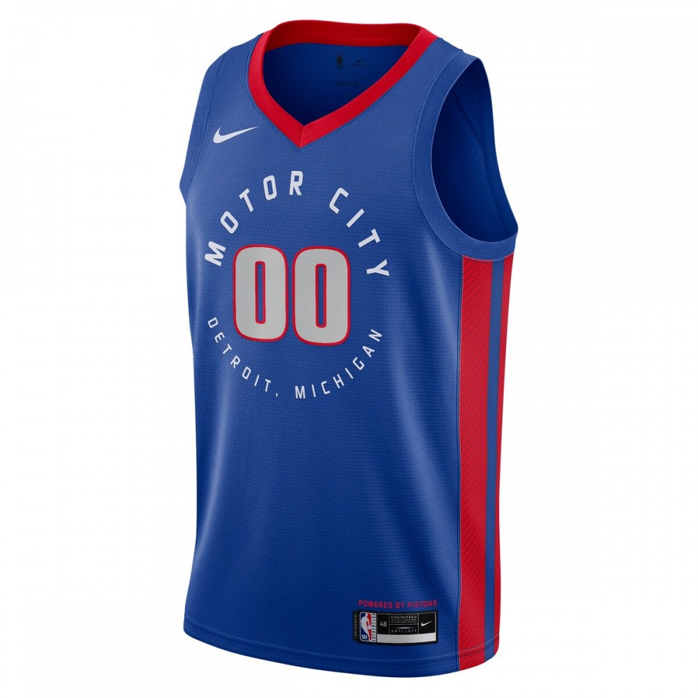 Detroit Pistons 2020/21 Swingman Custom Jersey Blue - City Edition-Pro Kit Vault | Brand New 26/27 Sports Jerseys